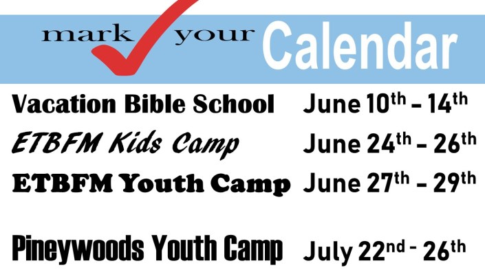 mark your calendar NEW bolder